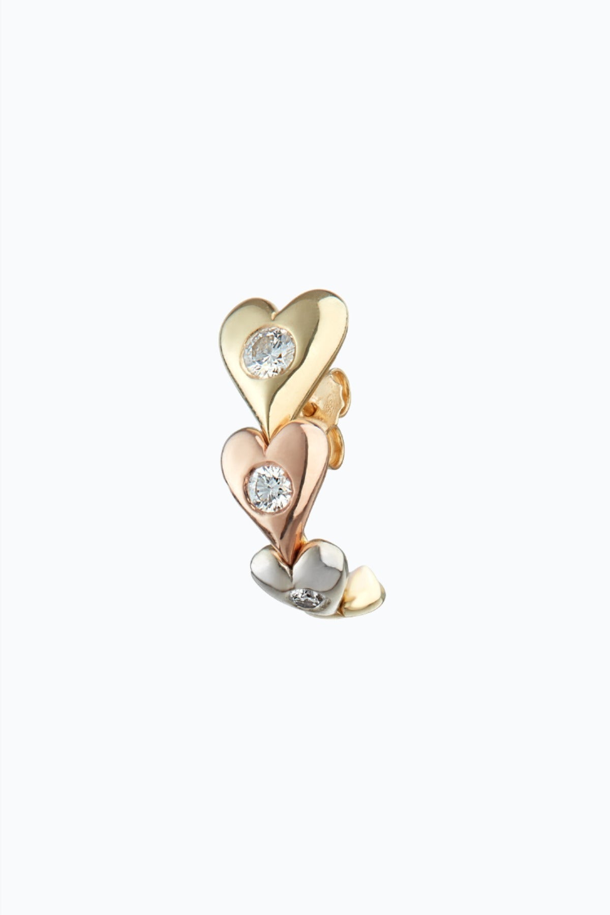 Trinity Hearts Earring