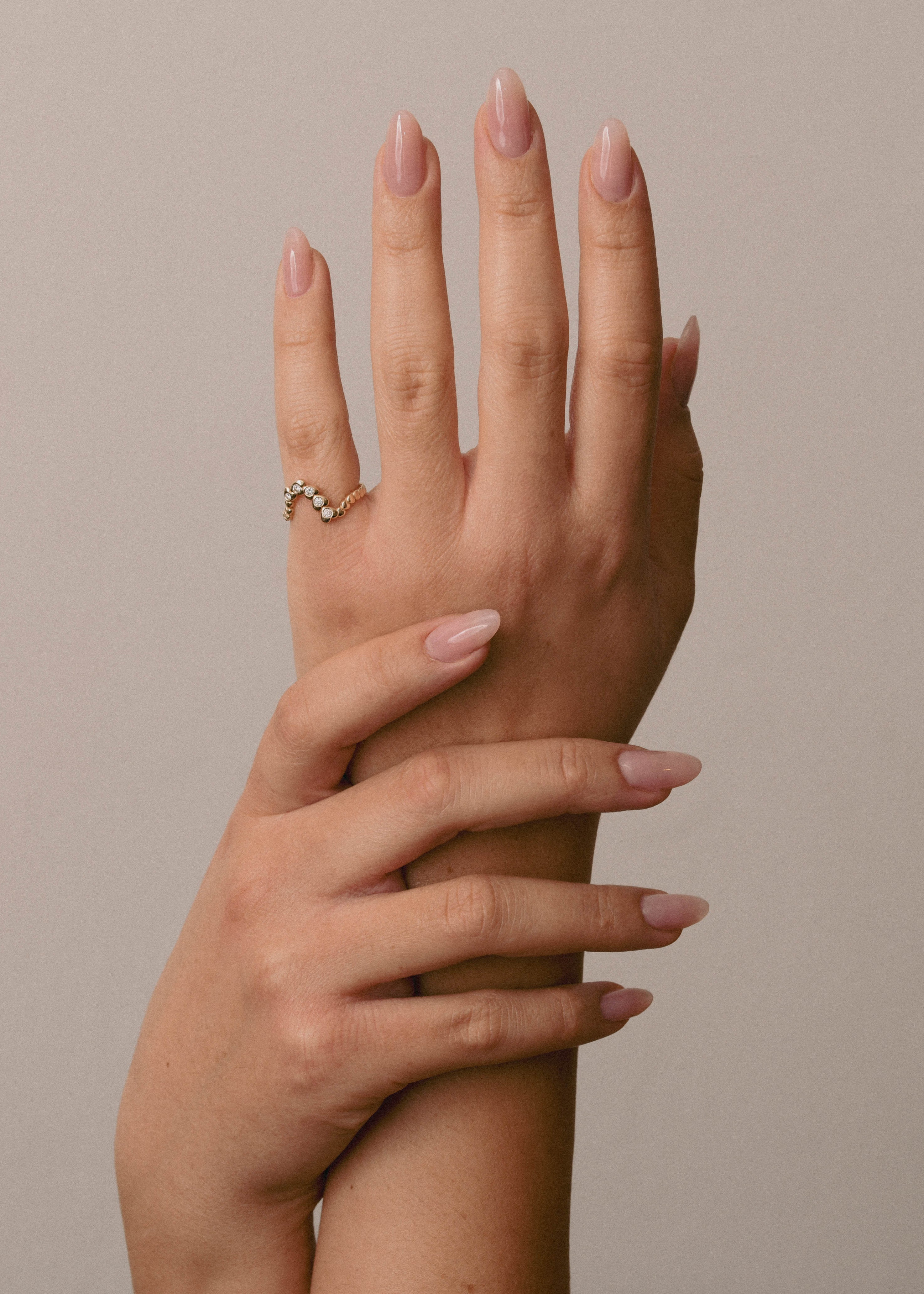 Diamonds Hearts Wave Ring