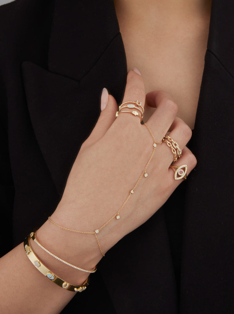 Chandelier Hand Chain Bracelet