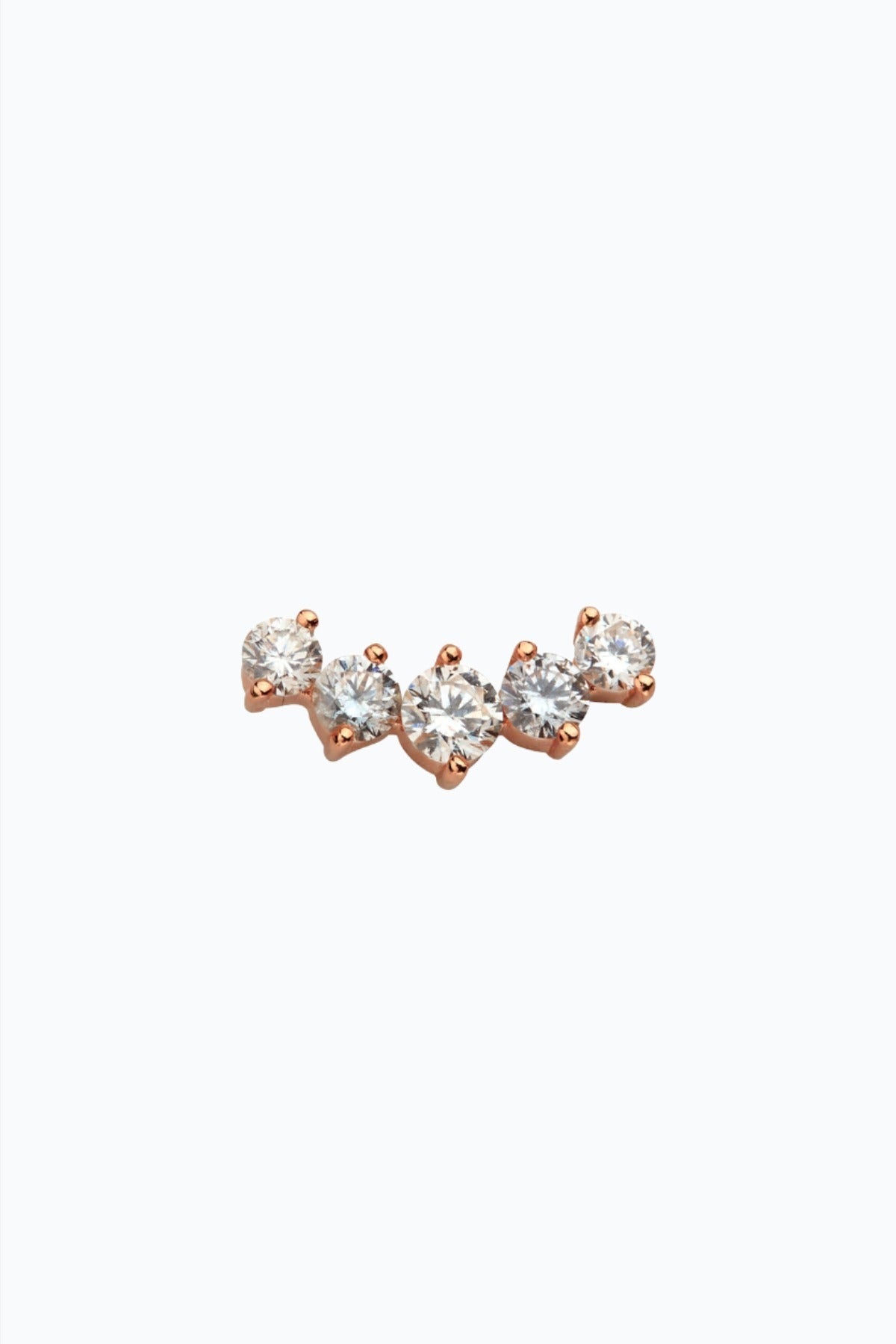 5 Diamonds Set Earring