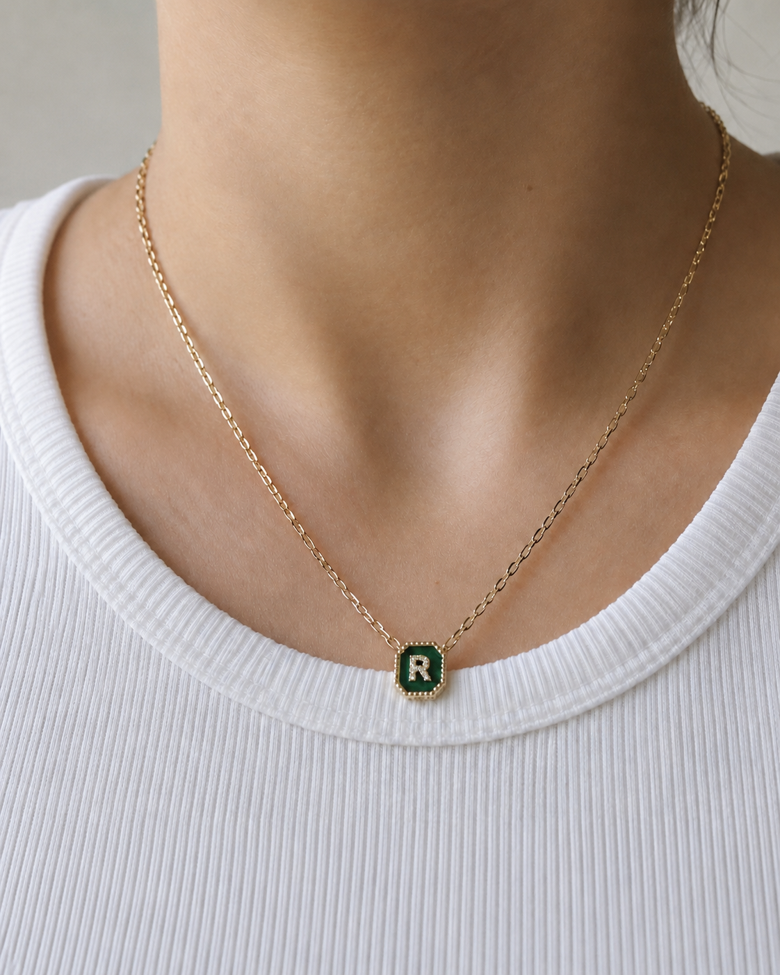 Initial Medallion Necklace