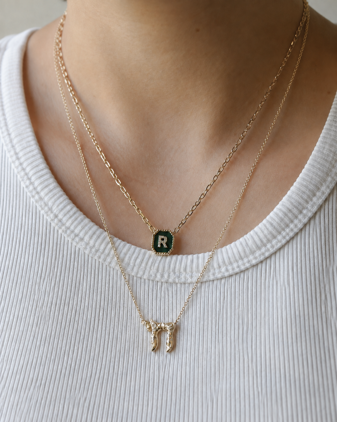 Initial Medallion Necklace