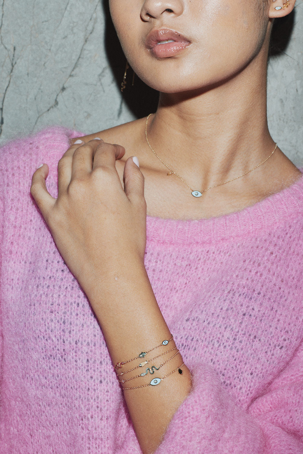 Eye Chain Necklace