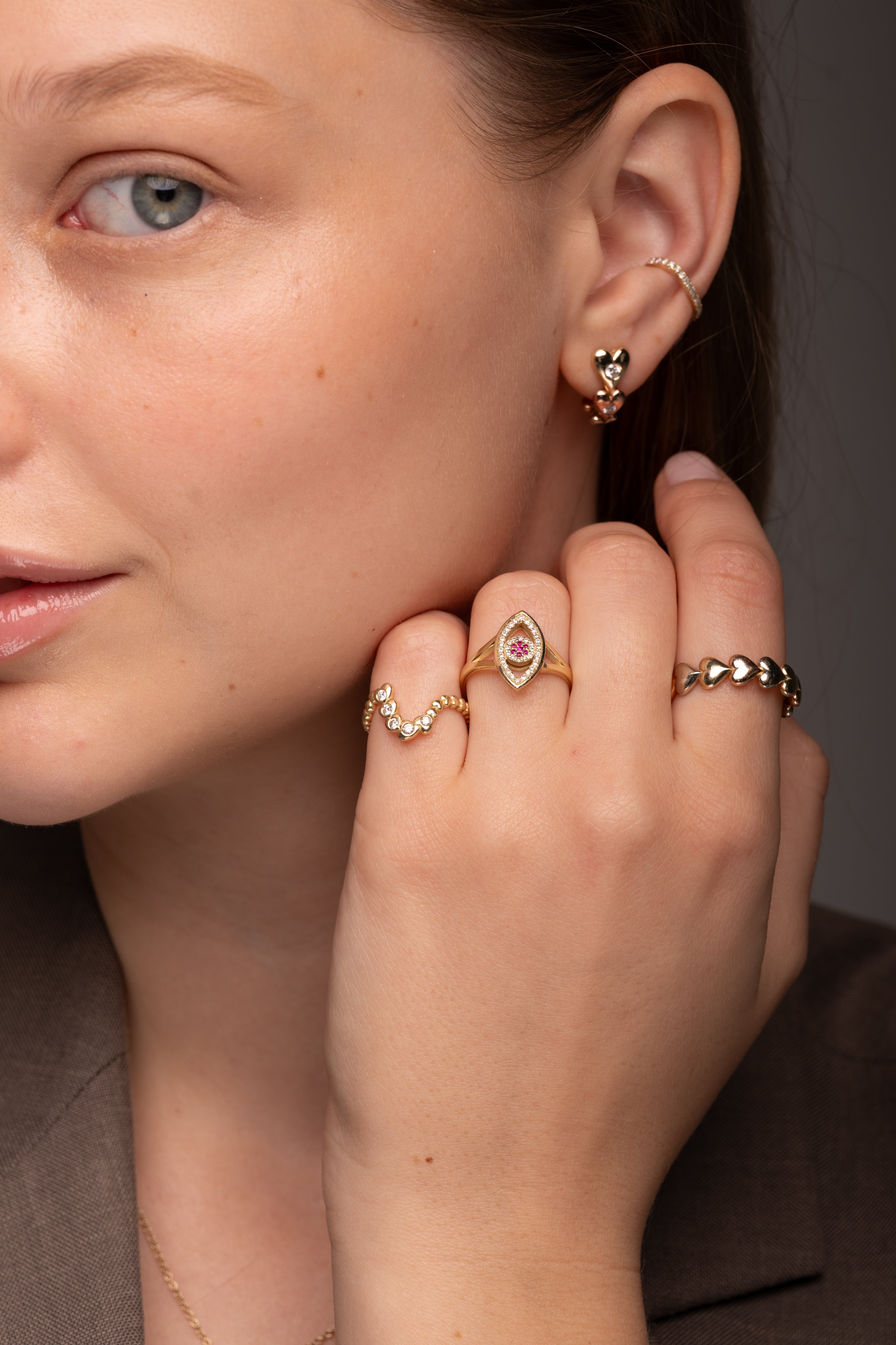 Marquise Eye Ring